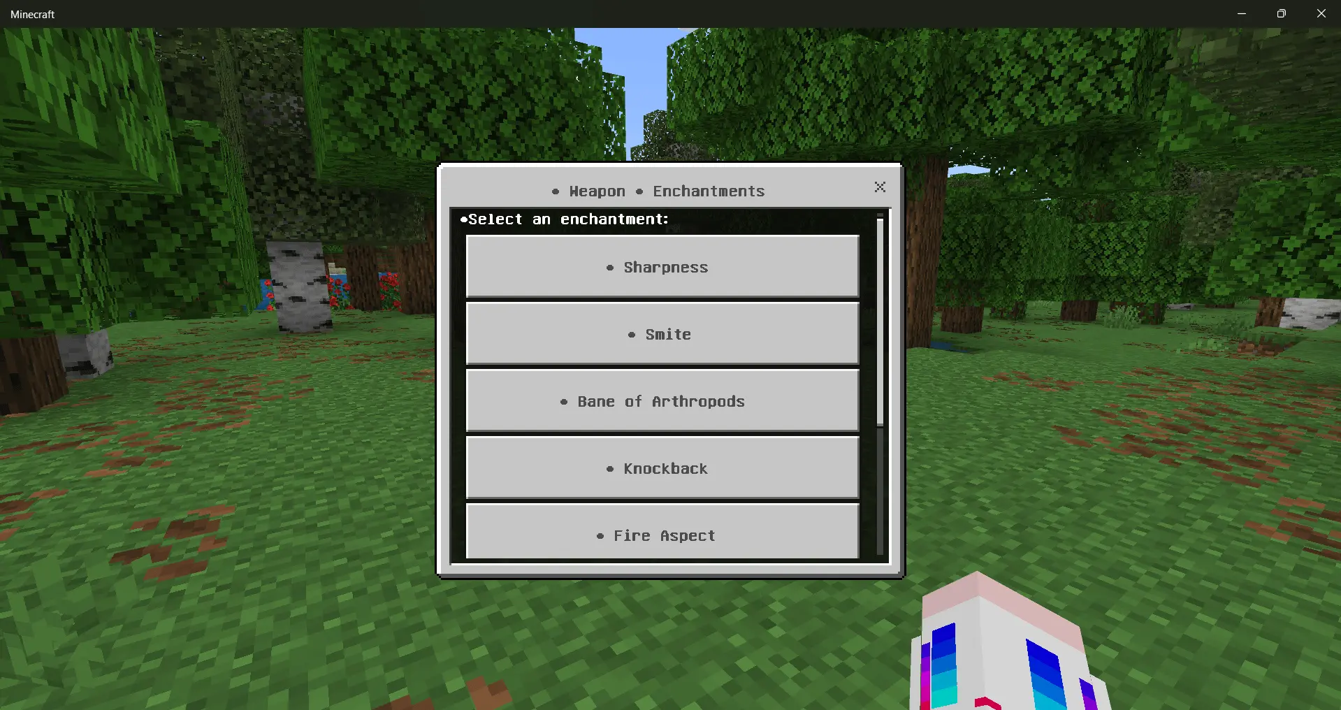 All Enchantments Menu Mod / Addon screenshot