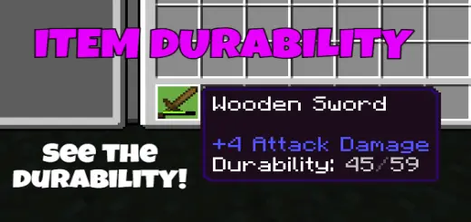 View Item Durability Mod / Addon screenshot