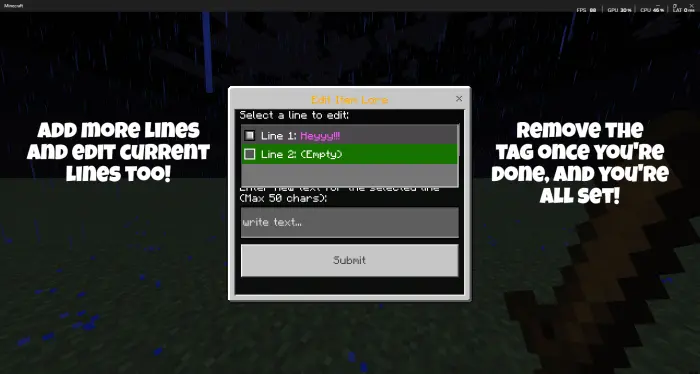 Edit Item LORE! Mod / Addon screenshot