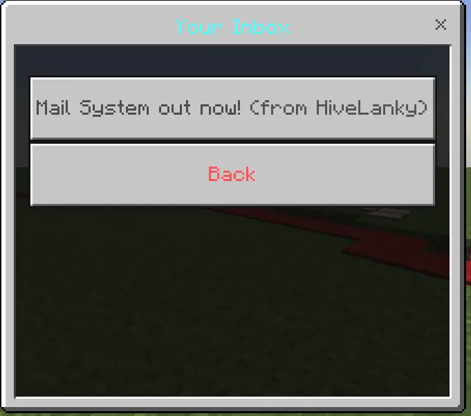 Mail System Mod / Addon screenshot