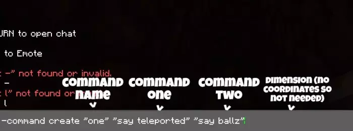 Custom Command Creator! Mod / Addon screenshot