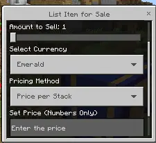 Item Shops Mod / Addon screenshot