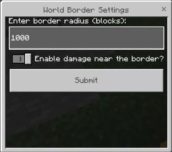 World Border Mod / Addon screenshot