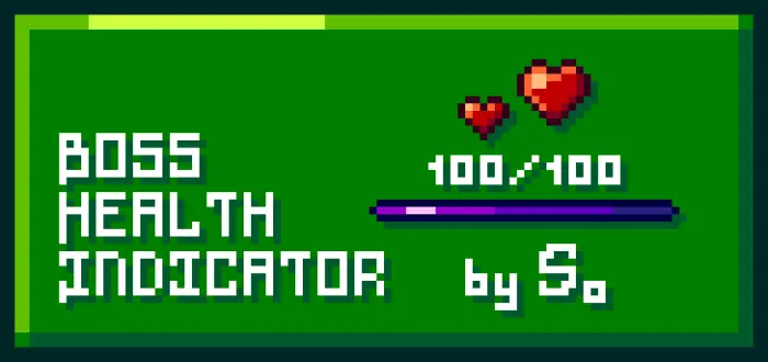 Boss Health Indicator Mod / Addon screenshot