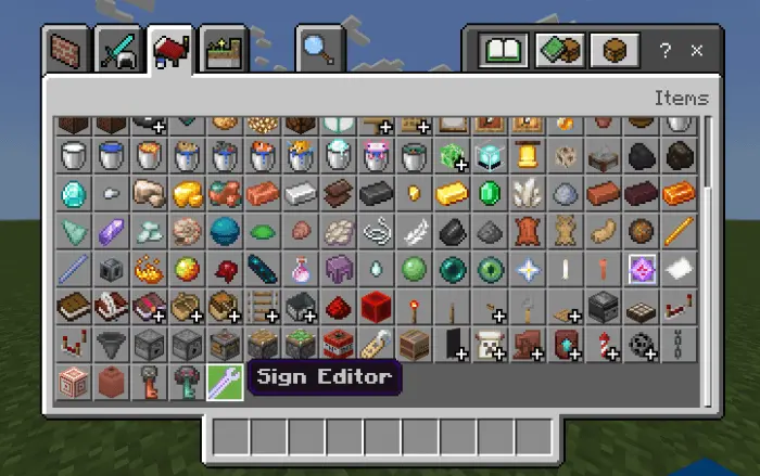 Sign Commands Mod/Addon screenshot
