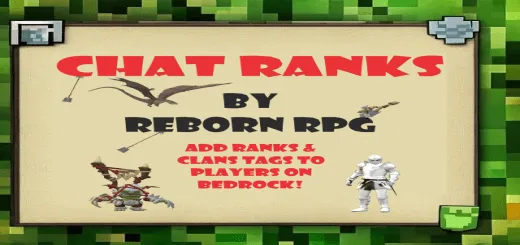 MCPE Ranks & Clans Addon screenshot