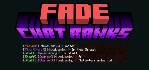 Fade Chat Ranks Addon screenshot