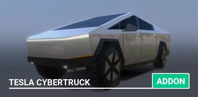 Tesla Cybertruck Addon screenshot