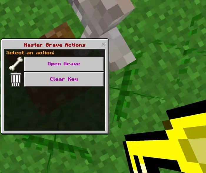 Grave Stone Addon screenshot