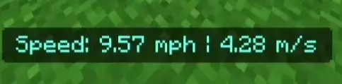 Speed Counter Add-on screenshot