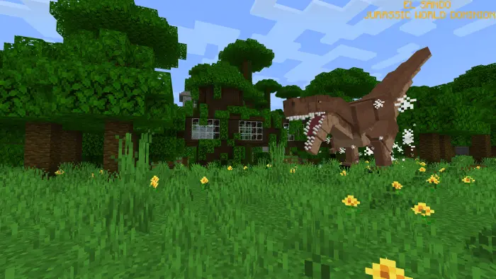 Minecraft Prehistoric SandoCraft Addon screenshot