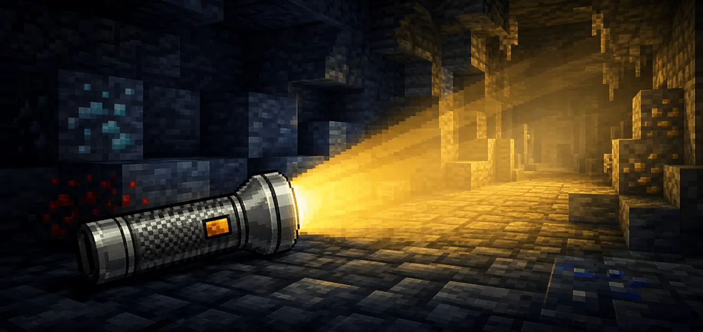 Flashlight | Dynamic Handheld Beam | Terraria Accessories Addon screenshot