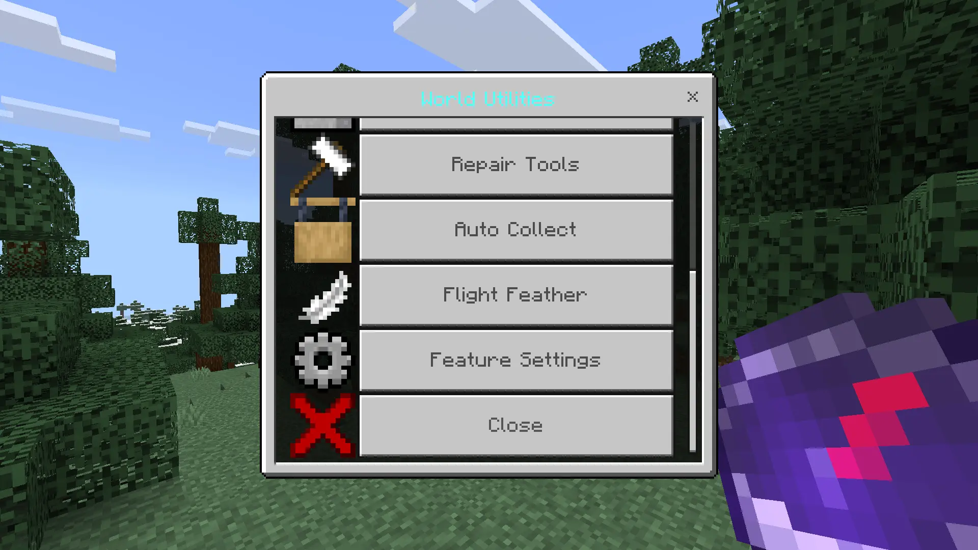World Utilities Addon screenshot
