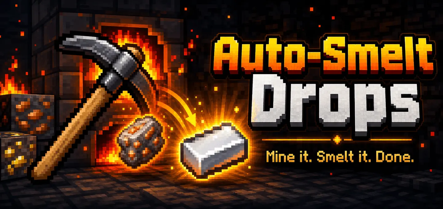 Auto-Smelt Drops Addon thumbnail