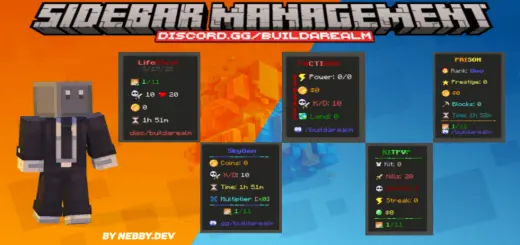 Sidebar Management Addon screenshot