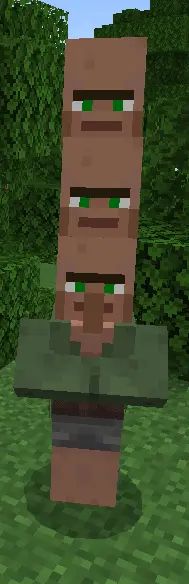 Triple Headed Villager Addon screenshot
