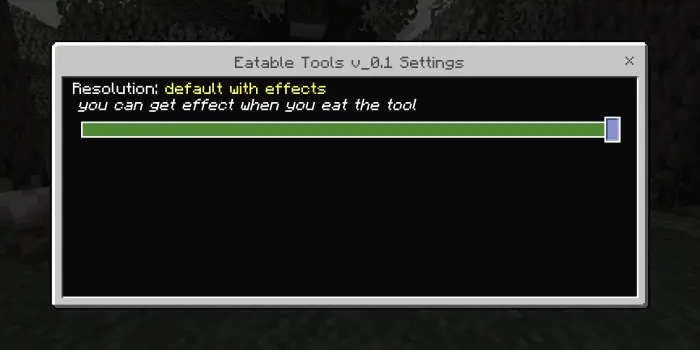 Eatable Tools Addon screenshot