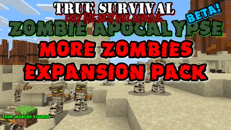 True Survival - Zombie Apocalypse More Zombies Expansion Pack Addon screenshot
