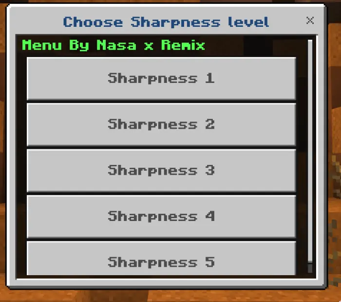 Enchantments Menu Addon screenshot
