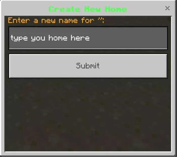 Just Simple Sethome Addon screenshot
