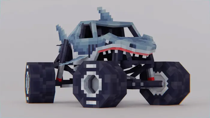 Megalodon Monster Jam Truck Addon screenshot