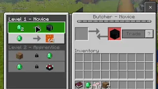 Villagers trade op items Addon screenshot