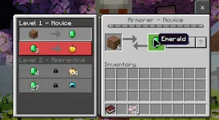 Villagers trade op items Addon screenshot