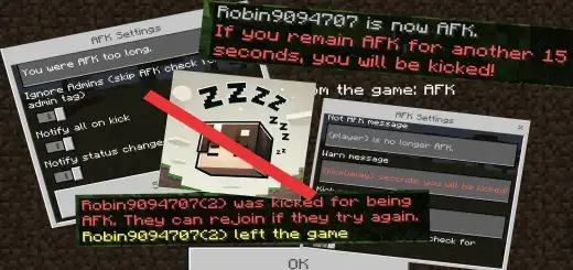 AFK Player Addon screenshot
