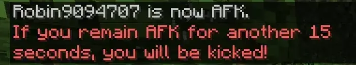 AFK Player Addon screenshot