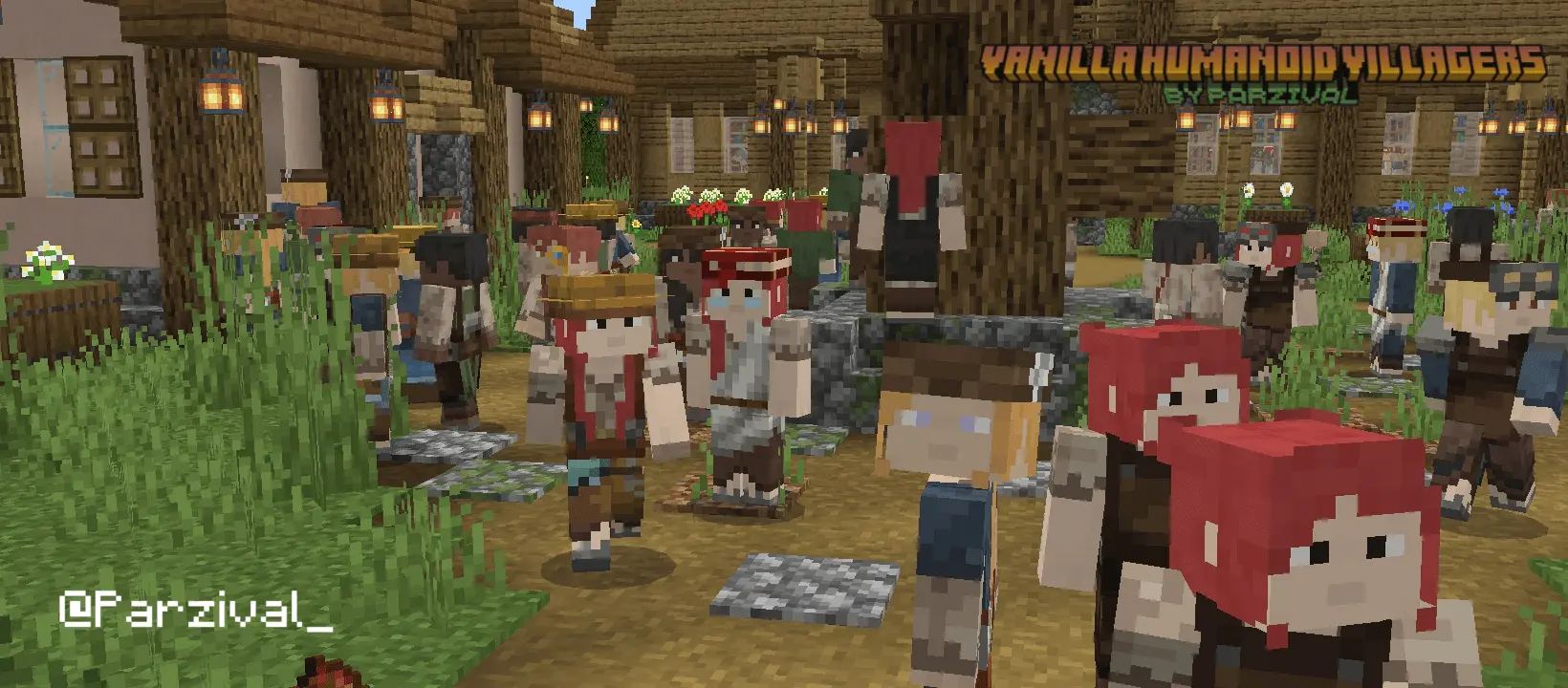 Vanilla Humanoid Villagers – Addon / Texture Pack pic 3
