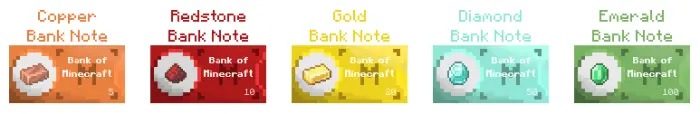 Bank of Minecraft Addon screenshot