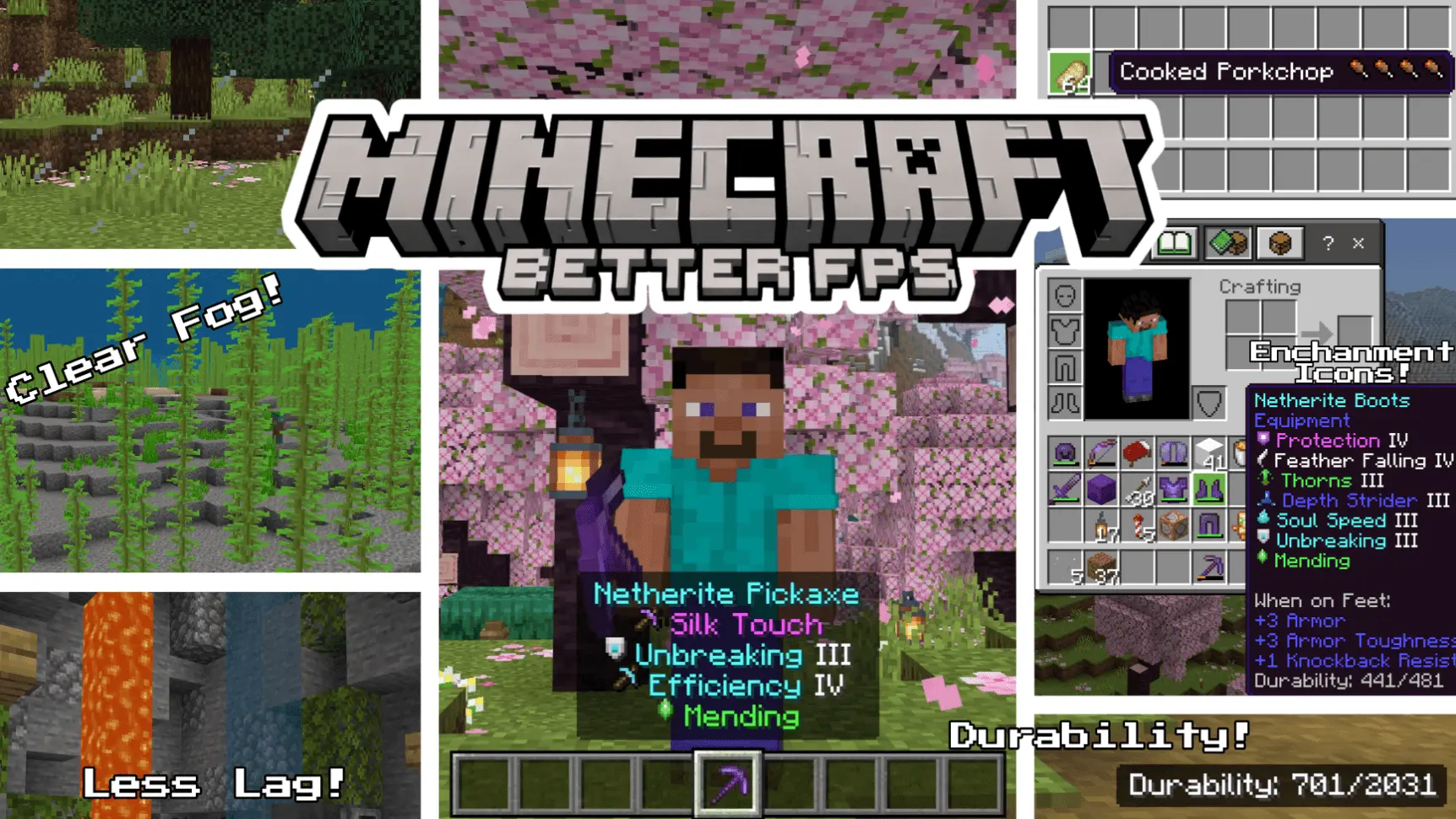 Better Fps (Fps Boost) – Resource Pack pic 2