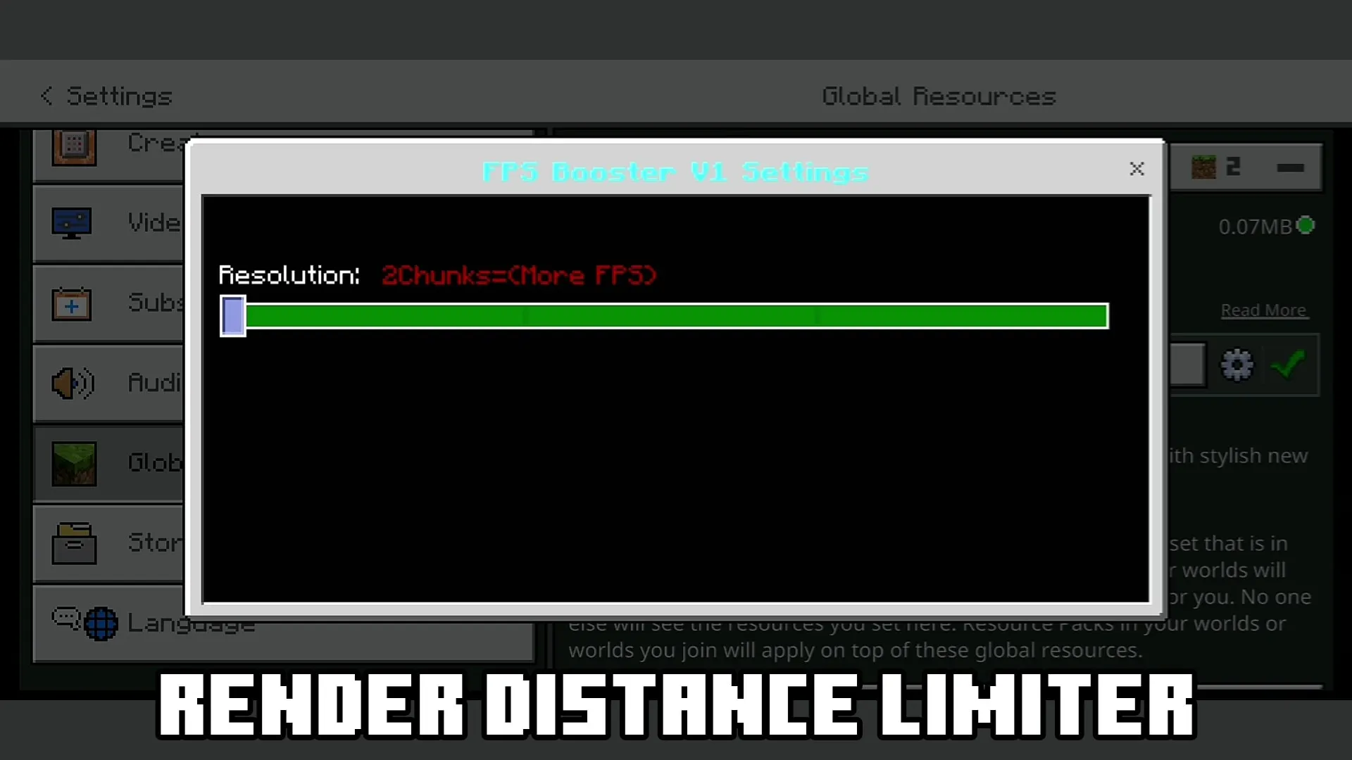 FPS Booster | No Lag & Fps Boost – Addon / Texture Pack pic 2