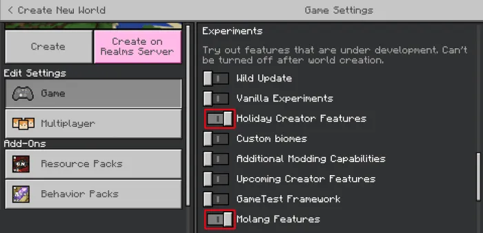 Minecraft Fortify Addon screenshot
