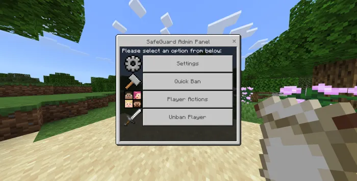 SafeGuard AntiCheat Addon screenshot