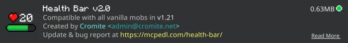 Health Bar – Addon / Texture Pack screenshot