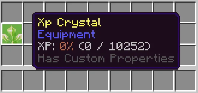 Xp Crystal Addon screenshot
