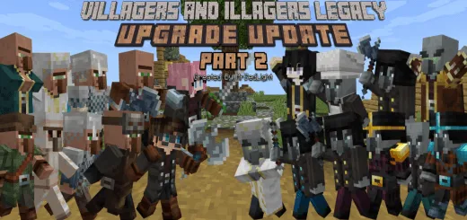 Villagers And Illagers Legacy Addon thumbnail