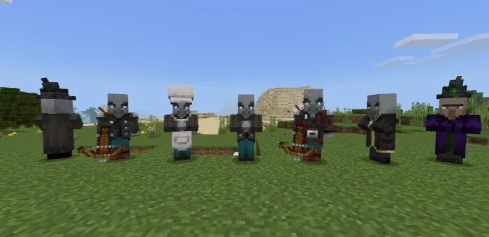 Villagers And Illagers Legacy Addon screenshot