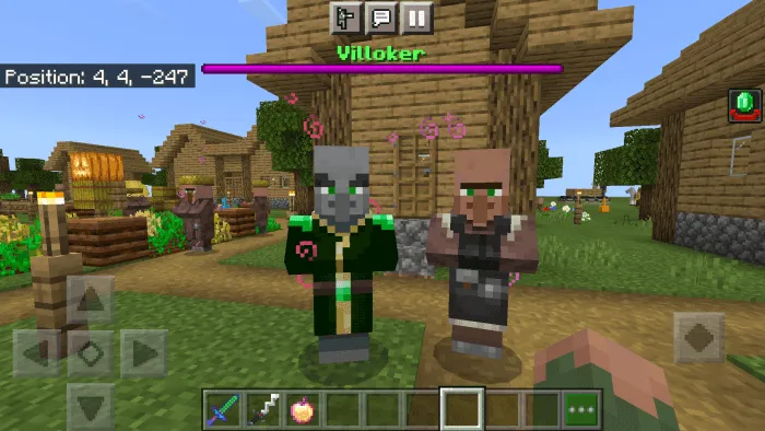 Villager vs Pillager Addon Replicas screenshot