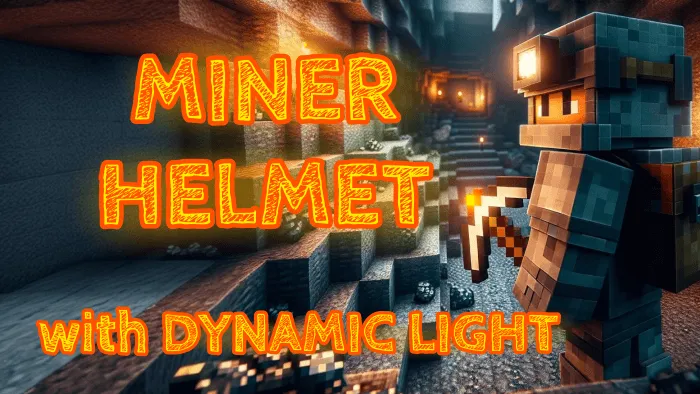 Miner Helmet with Dynamic Light Addon screenshot