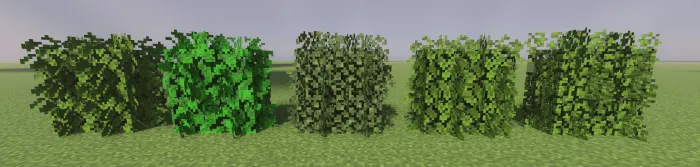 BUSHY LEAVES Addon screenshot