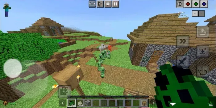 Iron Golem Attack Creeper Addon screenshot