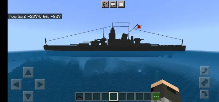 Creator Crafter's Yamato Battleships Addon screenshot