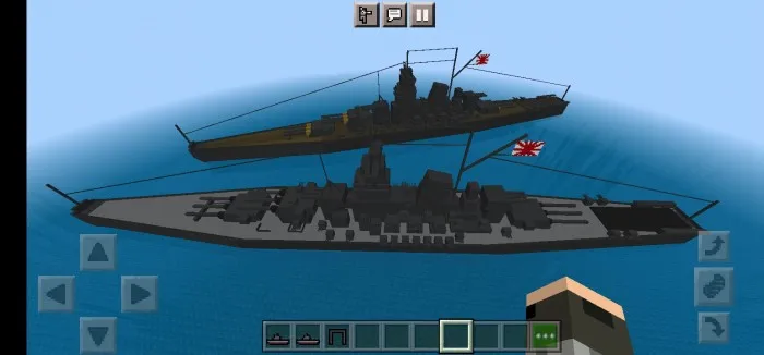 Creator Crafter's Yamato Battleships Addon screenshot