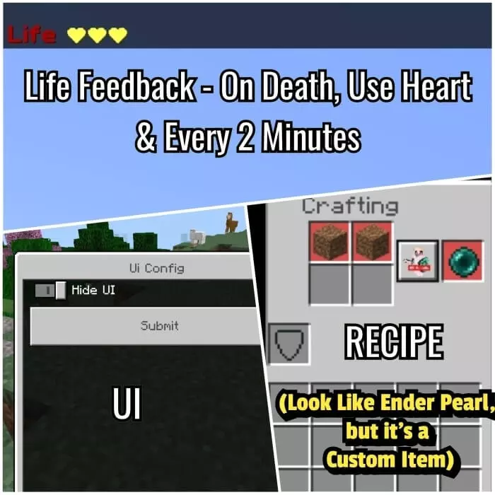 Three Life Hardcore Mod / Addon pic 2