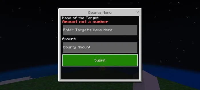Bounty System Addon screenshot