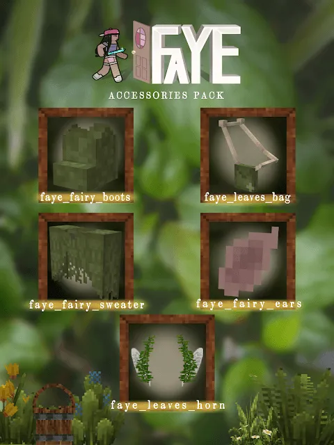 The FAYE Pixies Accessories Pack! Addon screenshot