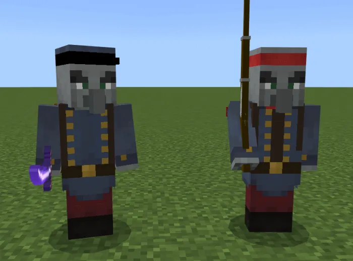 Villager And Pillager Faction Version 4 Addon screenshot