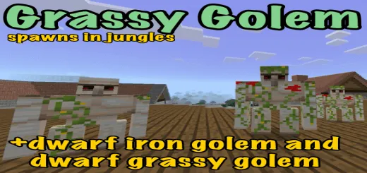 Grassy Golems (+Dwarf Golems) Addon thumbnail